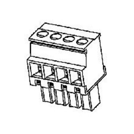 MOLEX 3.81Mm Euro Plug Vert Rwe Grn 2Ckt 395137002